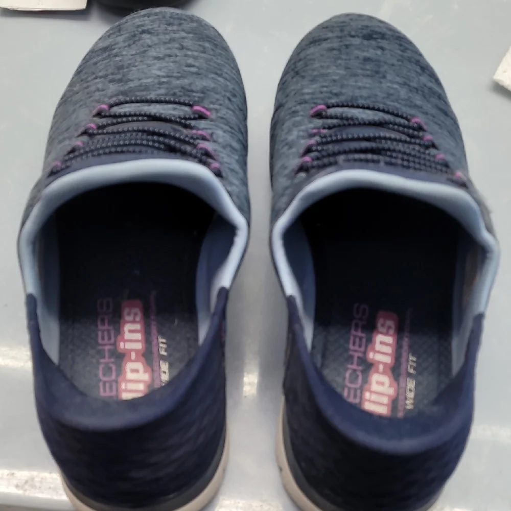 Skechers Blue and Purple Sneakers - Picture 1 of 4